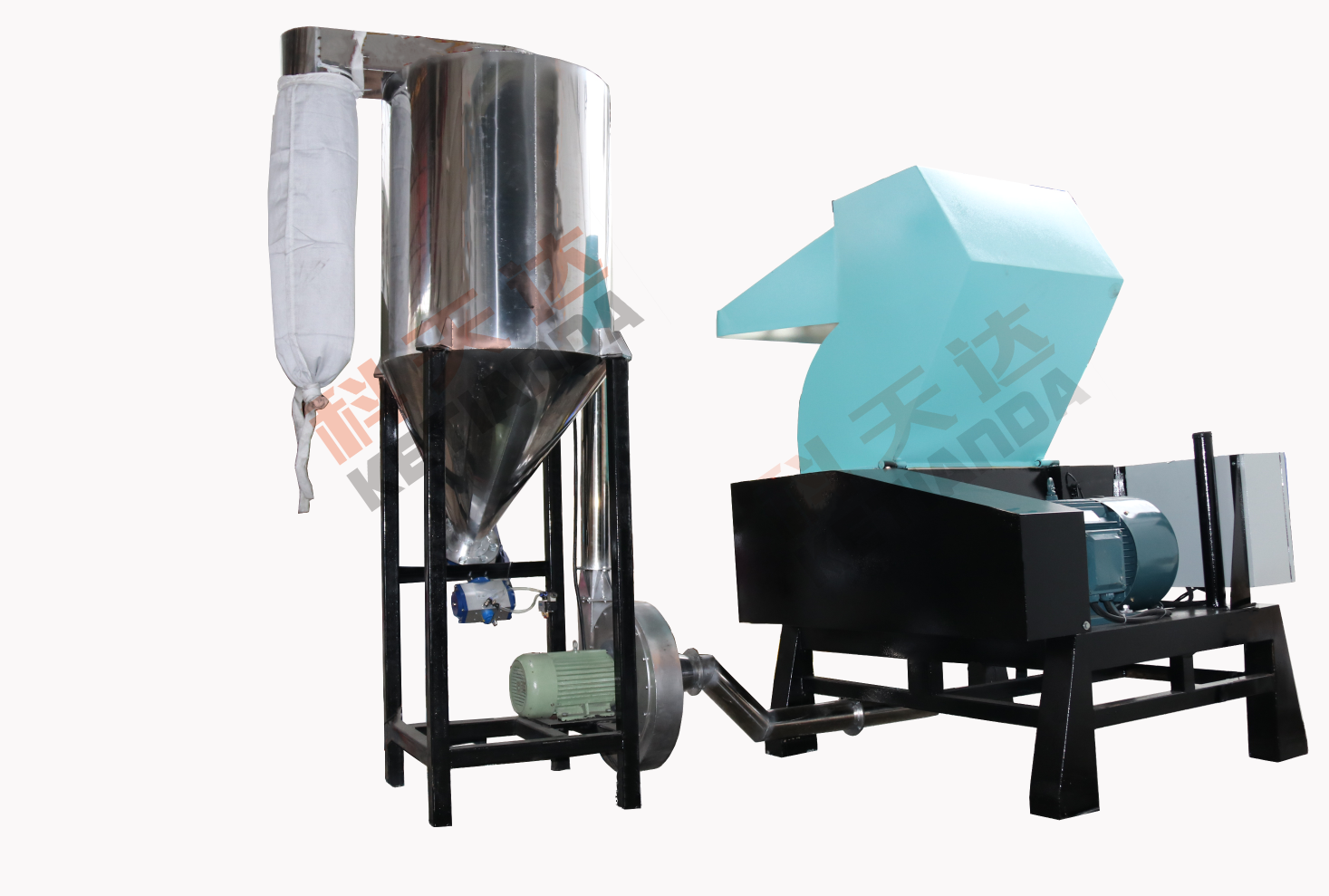 強力粉碎機+回收系統 強力粉碎機+回收系統